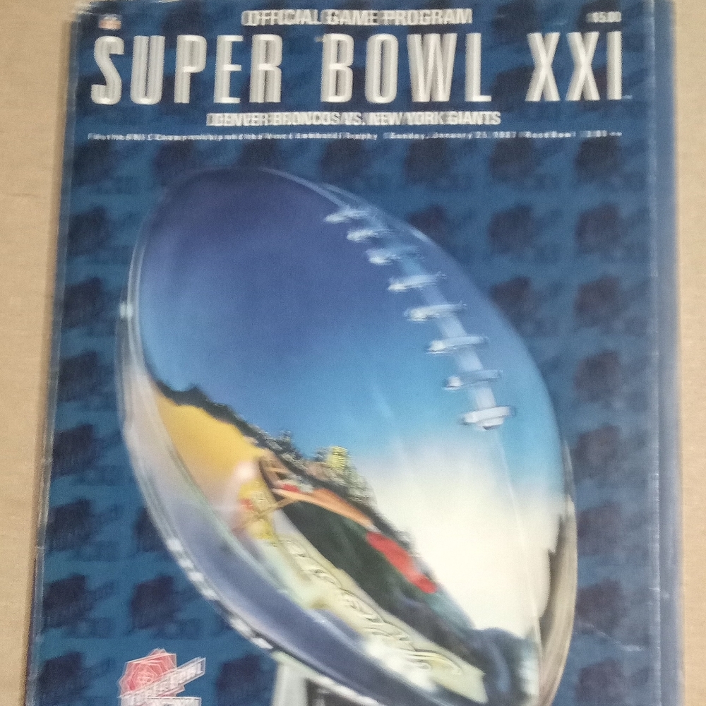Super bowl XXI official program